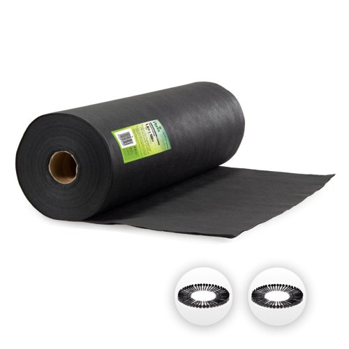 Agrowłóknina ogrodowa 1,6 m x 100 m + 100 szpilek Plonos 