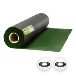 Agrowłóknina Plonos 1,6x50 m + 100 szpilek, czarno-zielona