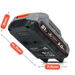 Akumulator bateria 21 V 1,5 Ah do elektronarzędzi Plonos PL-690