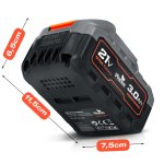 Akumulator bateria 21 V 3,0 Ah do elektronarzędzi Plonos PL-692