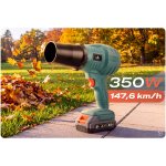 Dmuchawa akumulatorowa do liści trawy śniegu 21 v 350 W Plonos PL-642