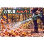 Dmuchawa akumulatorowa do liści trawy śniegu 21 V 300 W 2xAKU 3,0 Ah Plonos PL-640