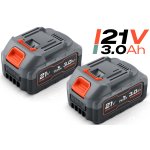 Dmuchawa akumulatorowa do liści trawy śniegu 21 V 300 W 2xAKU 3,0 Ah Plonos PL-640