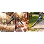 Dmuchawa akumulatorowa do liści trawy śniegu 21 V 300 W 2xAKU 3,0 Ah Plonos PL-640