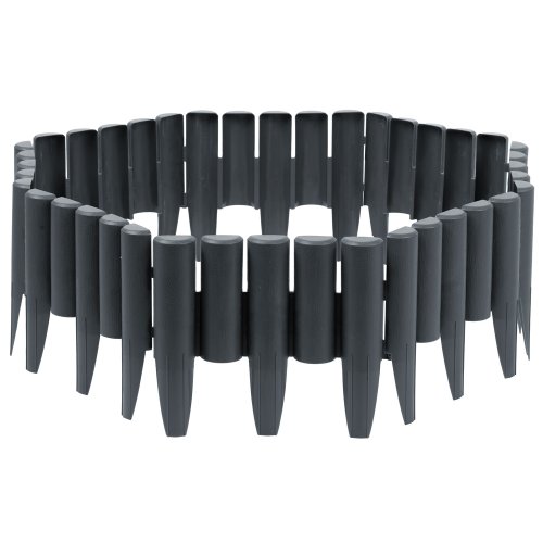 Obrzeże ogrodowe Plonos 27,5x24 cm, 8 szt., szare