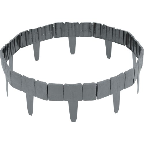 Obrzeże ogrodowe Plonos 25x23 cm, 10 szt., szare