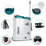 Opryskiwacz akumulatorowy Plonos PL-603, 16 l, biały
