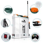 Opryskiwacz akumulatorowy Plonos PL-602, 16 l, biały