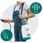 Opryskiwacz ręczny Plonos PL-605, 5 l, biało-turkusowy