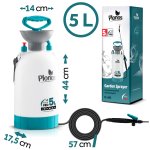 Opryskiwacz ręczny Plonos PL-605, 5 l, biało-turkusowy