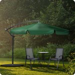 Parasol ogrodowy składany 350 cm z pokrowcem Plonos PL-880