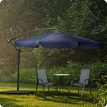 Parasol ogrodowy składany 350 cm z pokrowcem Plonos PL-880