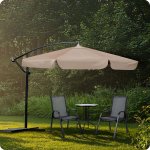 Parasol ogrodowy składany 350 cm z pokrowcem Plonos PL-880