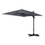 Parasol ogrodowy składany 8 segmentowy 420 cm z pokrowcem Plonos PL-883