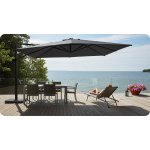 Parasol ogrodowy składany 8 segmentowy 420 cm z pokrowcem Plonos PL-883