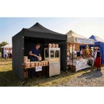 Pawilon ogrodowy Plonos 3x3 m, czarny