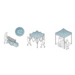 Pawilon ogrodowy Plonos 3x3 m, beżowy