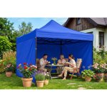 Pawilon ogrodowy Plonos 3x3 m, niebieski