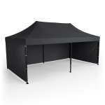 Pawilon ogrodowy Plonos 3x6 m, czarny