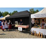 Pawilon ogrodowy Plonos 3x6 m, czarny
