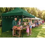 Pawilon ogrodowy Plonos 3x6 m, zielony