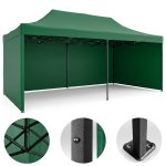 Pawilon ogrodowy Plonos 3x6 m, zielony