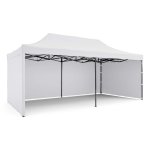 Pawilon ogrodowy Plonos 3x6 m, biały