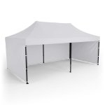 Pawilon ogrodowy Plonos 3x6 m, biały