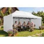 Pawilon ogrodowy Plonos 3x6 m, biały