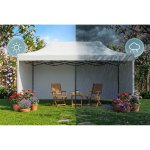 Pawilon ogrodowy Plonos 3x6 m, biały