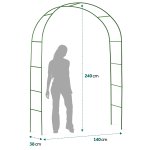 Pergola ogrodowa łuk 240 cm Plonos PL-990