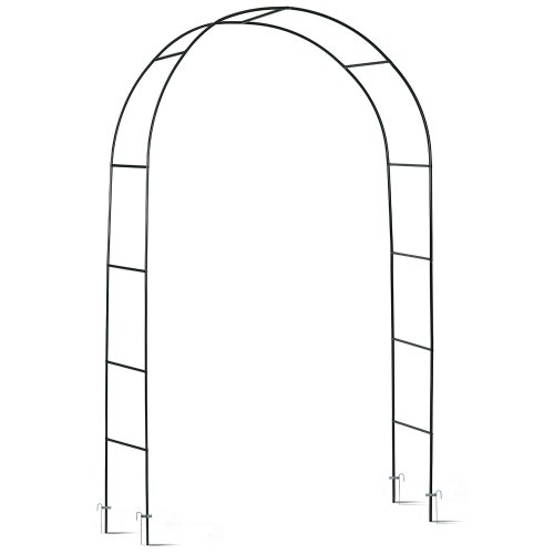 Pergola ogrodowa Plonos 240x140 cm, czarna