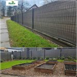 Siatka cieniująca 1,5x25m 140g/m2 +50 zacisków szara