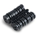 Siatka cieniująca 1,5x50m 140g/m2 + 50 zacisków zielona