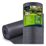 Siatka cieniująca Plonos 1,2x50 m 140 g, szara