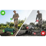 Siewnik do trawy i nawozu Plonos 12 litrów, zielony