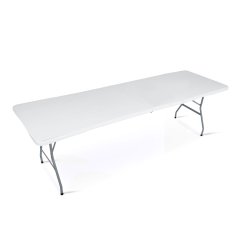 Stół ogrodowy składany Plonos 244x75x74 cm, biały