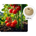 Tunel foliowy Plonos 2x4,5 m (9 m²), zielony - zestaw ze sznurkiem 100 m