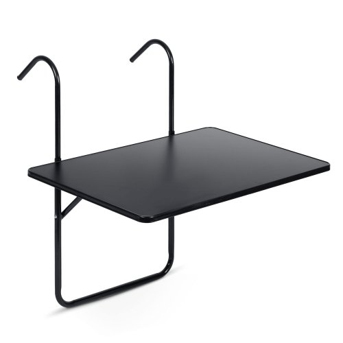 Wytrzymały stolik balkonowy 60x43cm składany Sofotel SO-982 czarny