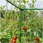 Złączki do tyczek Plonos 11x40 mm, typ-3, 4 szt., zielone