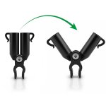 Złączki do tyczek Plonos 11x70 mm, typ-A, 4 szt., zielone