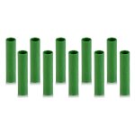 Złączki do tyczek Plonos 11x75 mm, proste, 10 szt., zielone